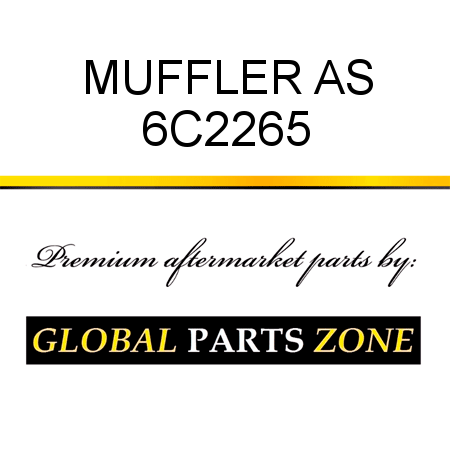 MUFFLER AS 6C2265