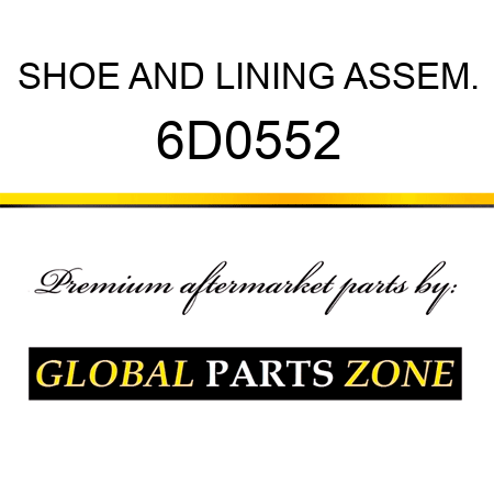 SHOE AND LINING ASSEM. 6D0552