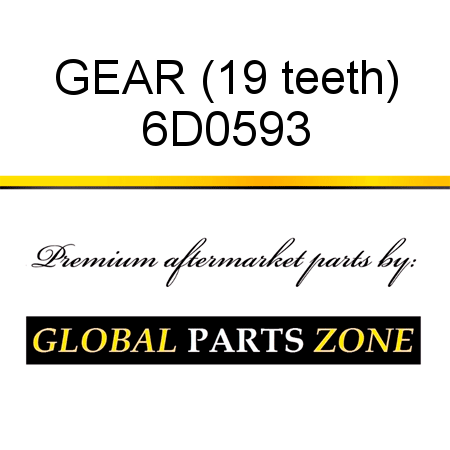 GEAR (19 teeth) 6D0593