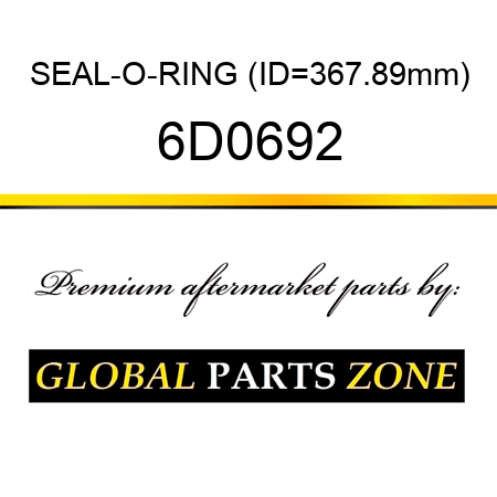 SEAL-O-RING (ID=367.89mm) 6D0692