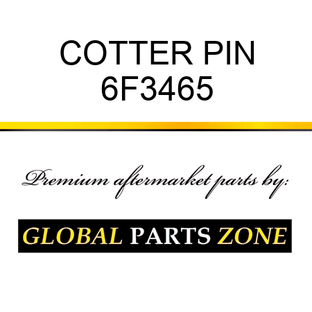 COTTER PIN 6F3465