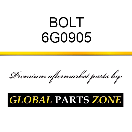 BOLT 6G0905