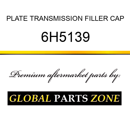 PLATE TRANSMISSION FILLER CAP 6H5139