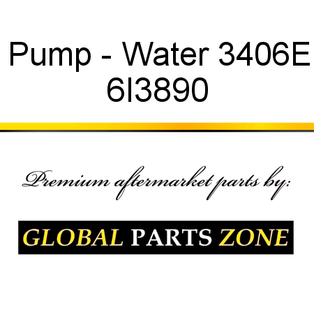 Pump - Water 3406E 6I3890