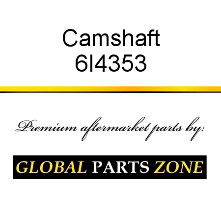 Camshaft 6I4353