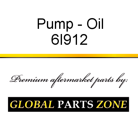 Pump - Oil 6I912