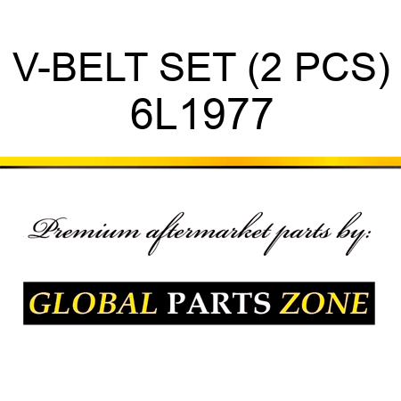V-BELT SET (2 PCS) 6L1977