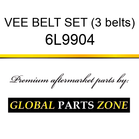 VEE BELT SET (3 belts) 6L9904
