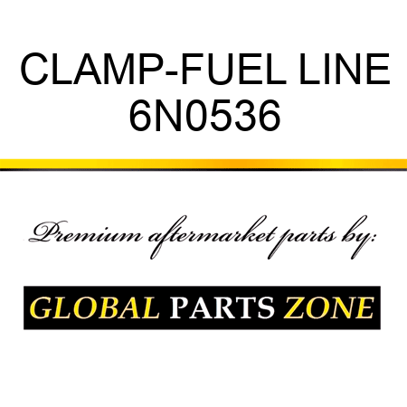 CLAMP-FUEL LINE 6N0536