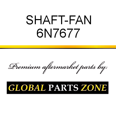 SHAFT-FAN 6N7677