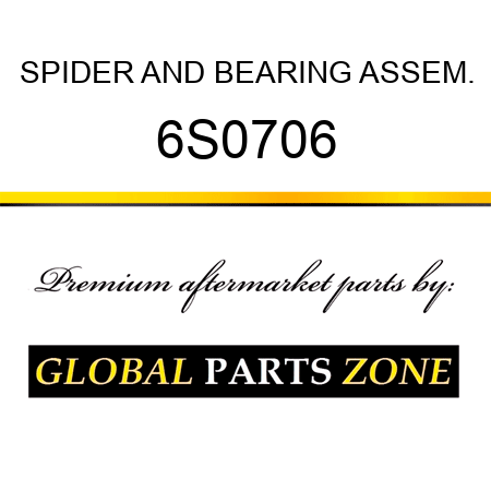 SPIDER AND BEARING ASSEM. 6S0706