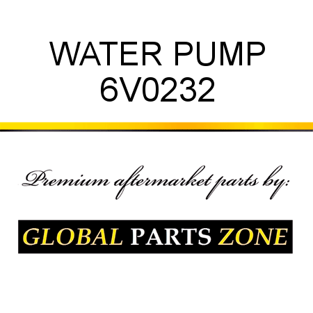 WATER PUMP 6V0232