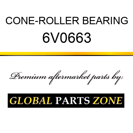 CONE-ROLLER BEARING 6V0663