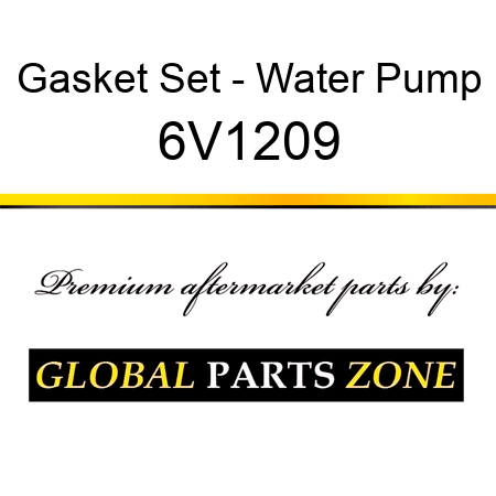 Gasket Set - Water Pump 6V1209