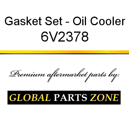 Gasket Set - Oil Cooler 6V2378