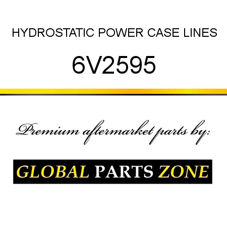 HYDROSTATIC POWER CASE LINES 6V2595