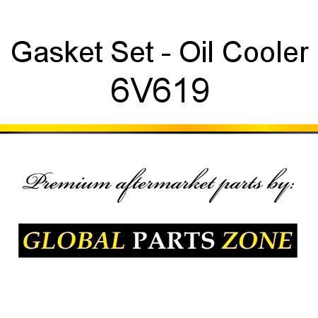 Gasket Set - Oil Cooler 6V619