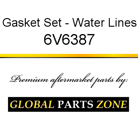 Gasket Set - Water Lines 6V6387