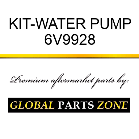 KIT-WATER PUMP 6V9928