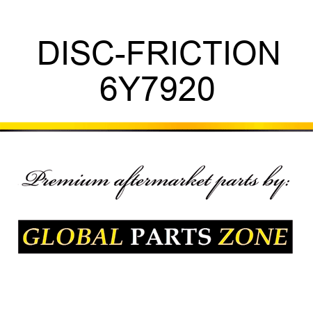 DISC-FRICTION 6Y7920