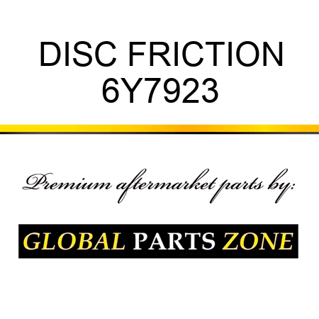 DISC FRICTION 6Y7923