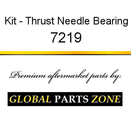 Kit - Thrust Needle Bearing 7219