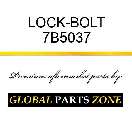 LOCK-BOLT 7B5037