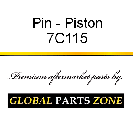 Pin - Piston 7C115