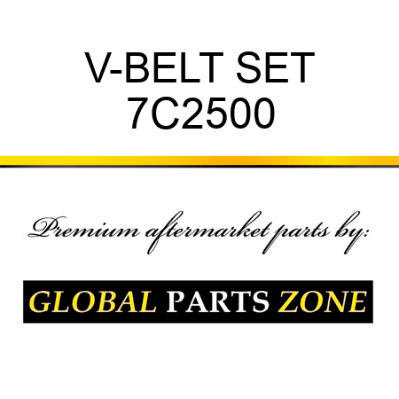 V-BELT SET 7C2500