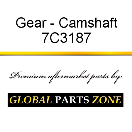 Gear - Camshaft 7C3187