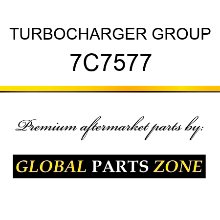 TURBOCHARGER GROUP 7C7577