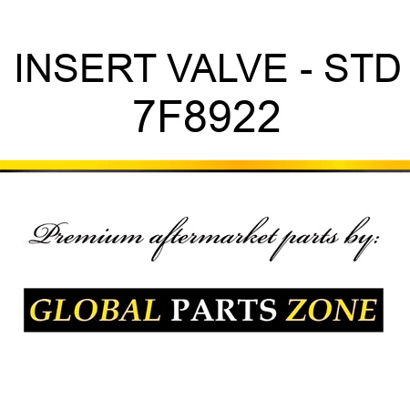 INSERT VALVE - STD 7F8922