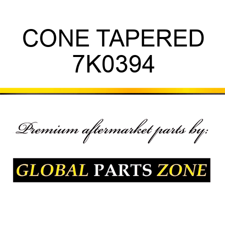 CONE TAPERED 7K0394