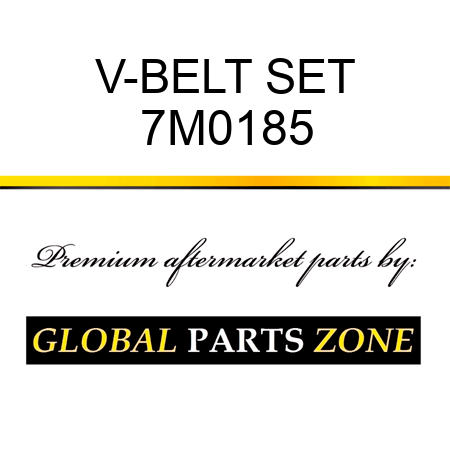 V-BELT SET 7M0185