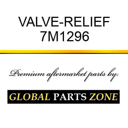 VALVE-RELIEF 7M1296