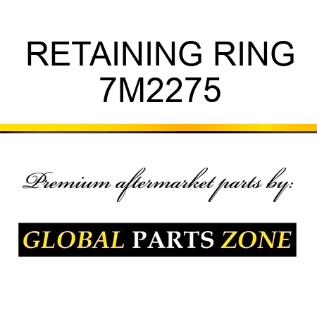 RETAINING RING 7M2275