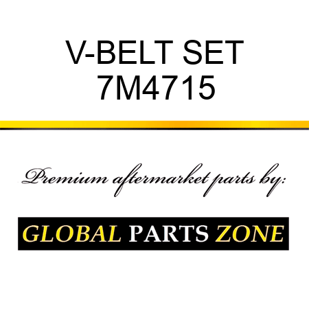 V-BELT SET 7M4715