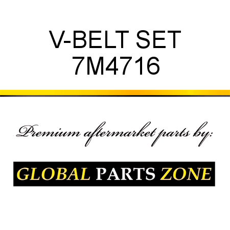 V-BELT SET 7M4716