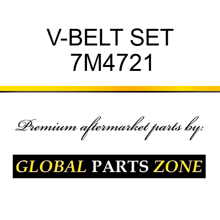 V-BELT SET 7M4721