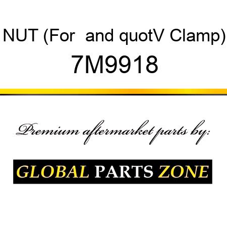 NUT (For &quotV Clamp) 7M9918