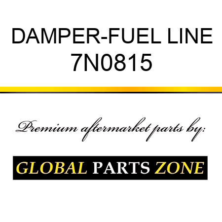 DAMPER-FUEL LINE 7N0815