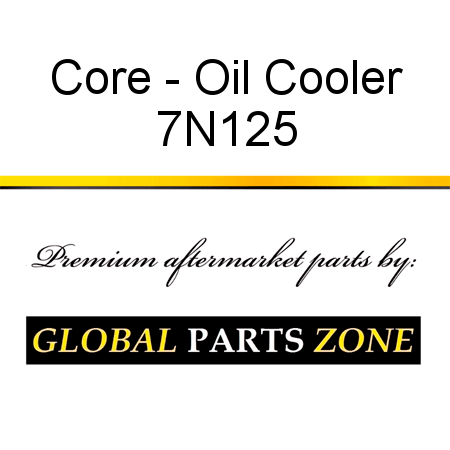 Core - Oil Cooler 7N125