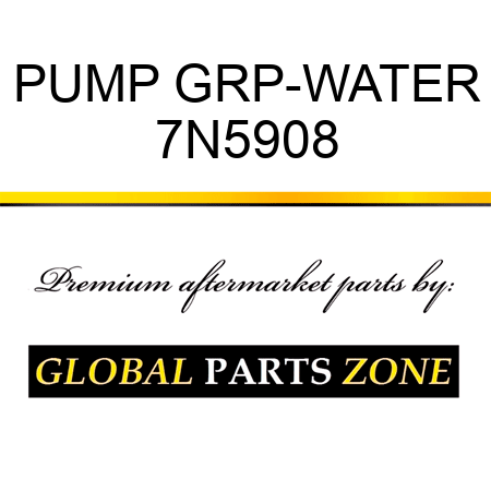 PUMP GRP-WATER 7N5908