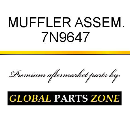 MUFFLER ASSEM. 7N9647