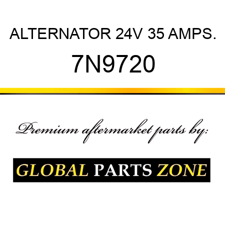 ALTERNATOR 24V 35 AMPS. 7N9720