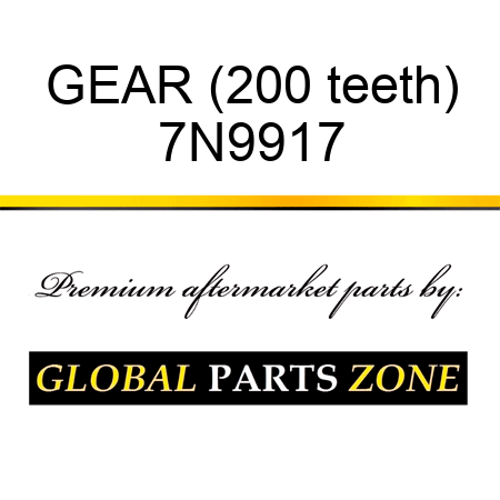 GEAR (200 teeth) 7N9917