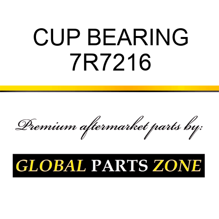 CUP BEARING 7R7216