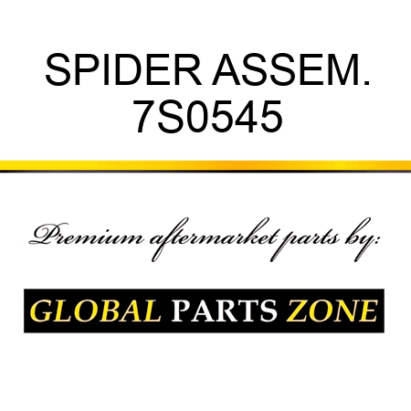SPIDER ASSEM. 7S0545