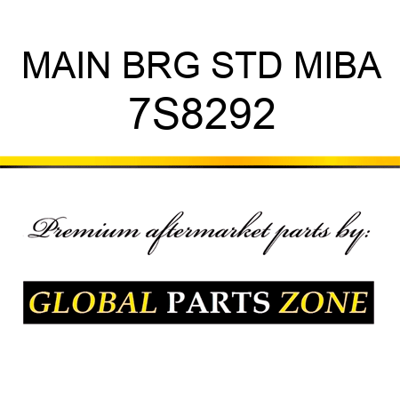 MAIN BRG STD MIBA 7S8292