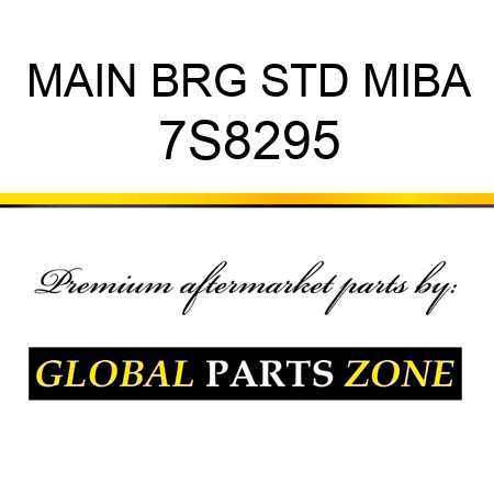 MAIN BRG STD MIBA 7S8295